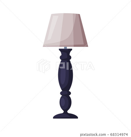 Classic Decorative Floor Lamp Electric Stock Ilration 68314974 Pixta Classic Decorative Floor Lamp Electric, Decorative Floor Lamp