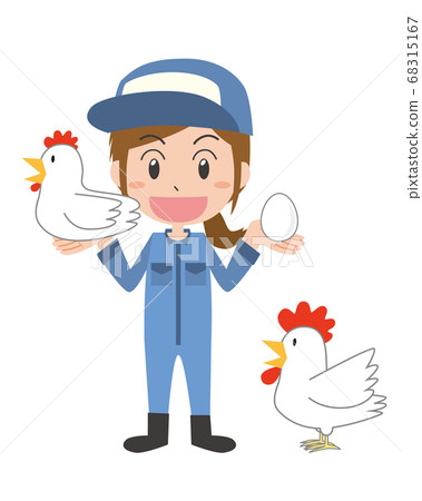 家禽業和雞肉業的婦女 68315167