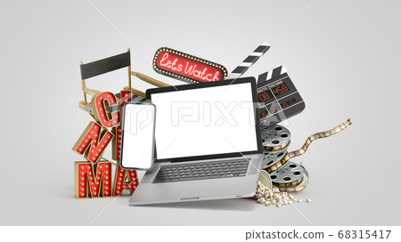 Online theatre cinema had light concept nave lets Online theatre cinema had light concept nave lets 68315417