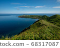 Trekking Rebun Island blue summer sky hike 68317087