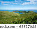 Trekking Rebun Island blue summer sky hike 68317088