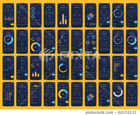 Modern infographic vector elements for business Modern infographic vector elements for business 68318131