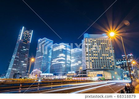 橫濱港未來21夜景 橫濱港未來21夜景 68318879