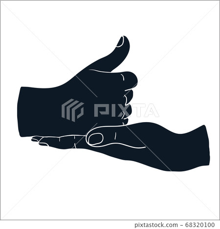 Shiva Linga Mudra with mehendi pattern Shiva Linga Mudra with mehendi pattern 68320100