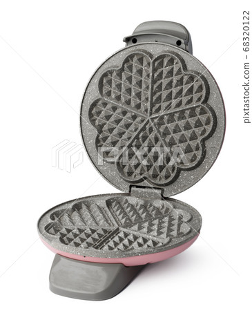 Electric waffle maker machine isolated on white Electric waffle maker machine isolated on white 68320122