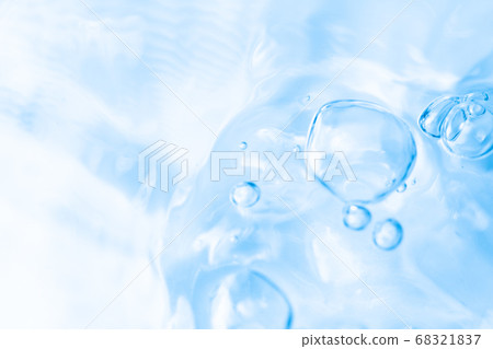 Water bubbles, water surface, underwater, water material. Images of health, medical care, environment, lifestyle, and beverages. 68321837