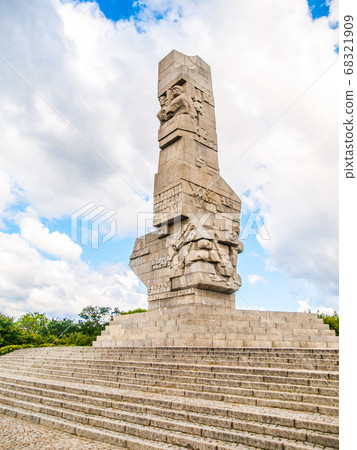 Westerplatte Monument commemorating the first battle of Second World War, Gdansk, Poland 68321909