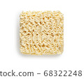 Instant noodles isolated on white background. 68322248