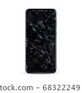 modern touch screen smartphone style black color 68322249