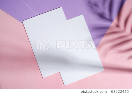 Blank white brochures for text or message. Blank white brochures for text or message. 68322473