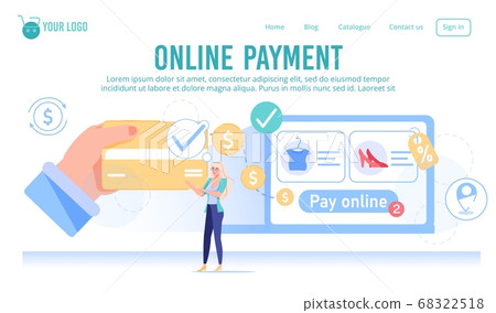 Online shopping service with cashless payment Online shopping service with cashless payment 68322518