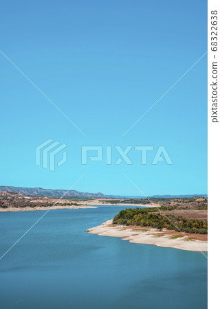 Mequinenza Reservoir, in Zaragoza province, Spain Mequinenza Reservoir, in Zaragoza province, Spain 68322638