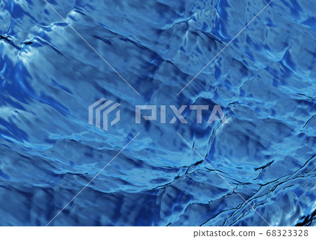 a blue sea water surface background, 3d render a blue sea water surface background, 3d render 68323328