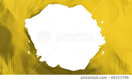 Broken Yellow color flag Broken Yellow color flag 68323706