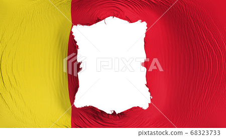 Square hole in the Moroni flag 68323733