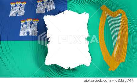 Square hole in the Dublin flag Square hole in the Dublin flag 68323744