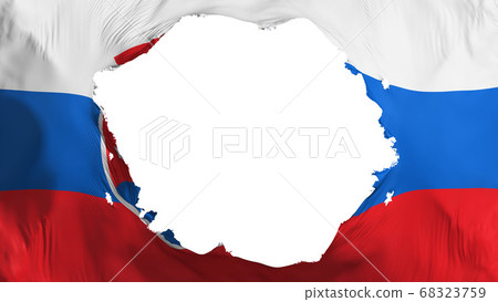 Broken Slovakia flag Broken Slovakia flag 68323759