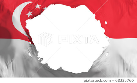 Broken Singapore flag 68323760