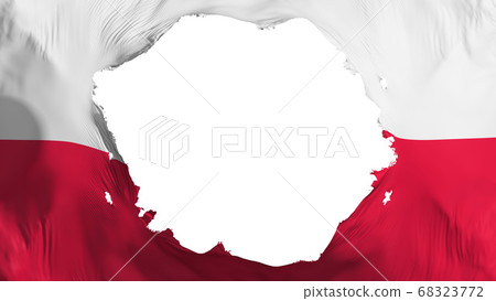 Broken Poland flag Broken Poland flag 68323772