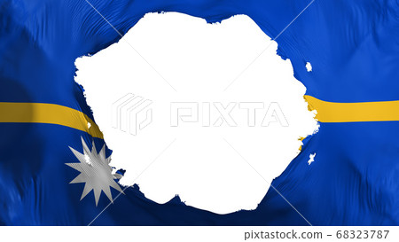 Broken Nauru flag Broken Nauru flag 68323787