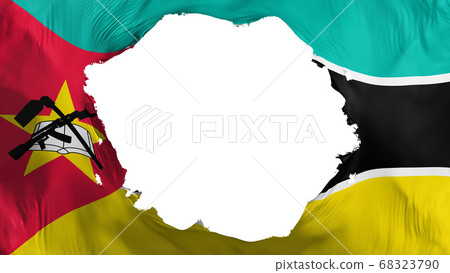 Broken Mozambique flag Broken Mozambique flag 68323790