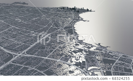 3d map of Kuwait city 3d map of Kuwait city 68324255