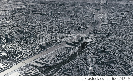 3d city map of Paris. Paris city map 3d city map of Paris. Paris city map 68324269