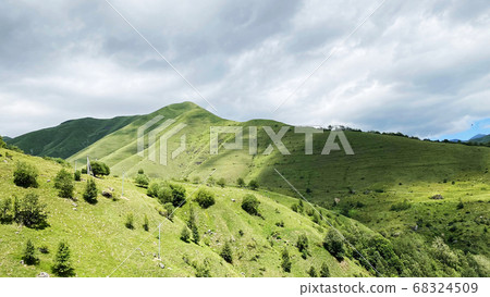 Travel to the mountainous region of Georgia 68324509