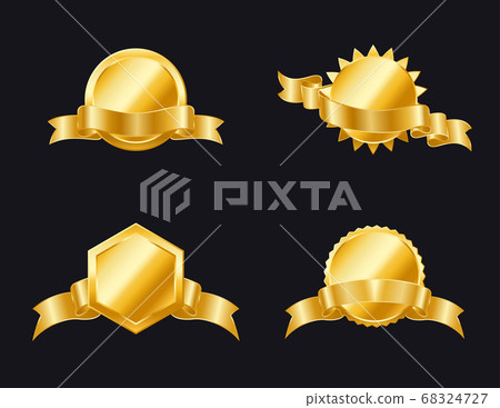 Luxury golden badges Luxury golden badges 68324727