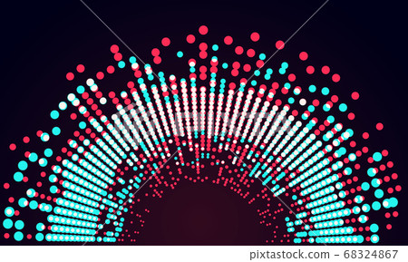abstract background with dots in modern style 68324867