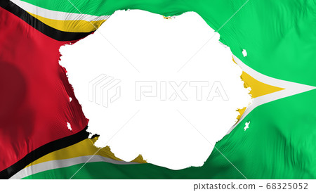 Broken Guyana flag Broken Guyana flag 68325052