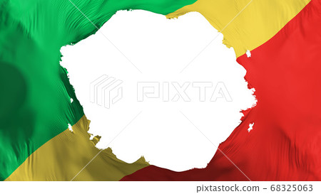 Broken Congo Brazzaville flag Broken Congo Brazzaville flag 68325063