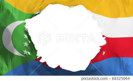 Broken Comoros flag Broken Comoros flag 68325064