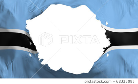 Broken Botswana flag 68325095
