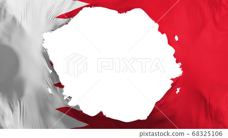 Broken Bahrain flag Broken Bahrain flag 68325106