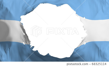 Broken Argentina flag Broken Argentina flag 68325114