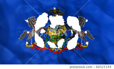 Holes in Pennsylvania state flag 68325144