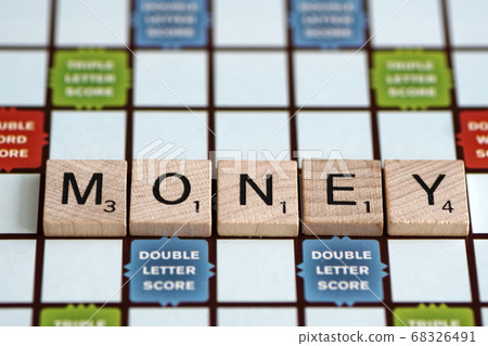 English word MONEY money 68326491