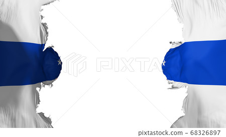 Blasted Netherlands Antilles flag Blasted Netherlands Antilles flag 68326897