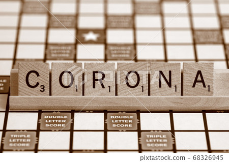 English word CORONA Corona English word CORONA Corona 68326945
