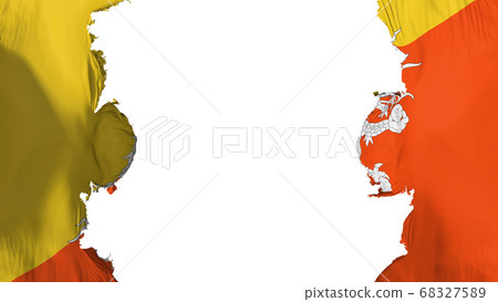 Blasted Bhutan flag Blasted Bhutan flag 68327589