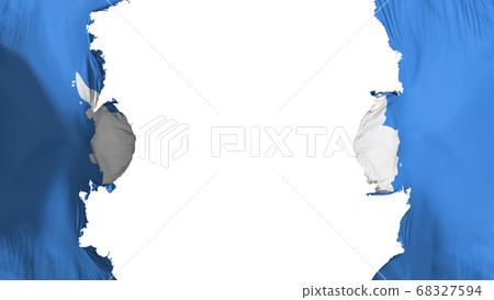Blasted Antarctica flag Blasted Antarctica flag 68327594