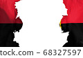 Blasted Angola flag 68327597