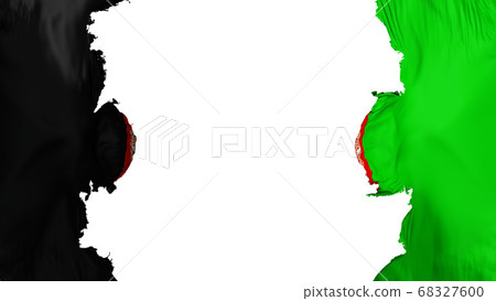 Blasted Afghanistan flag Blasted Afghanistan flag 68327600