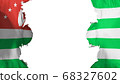 Blasted Abkhazia flag 68327602