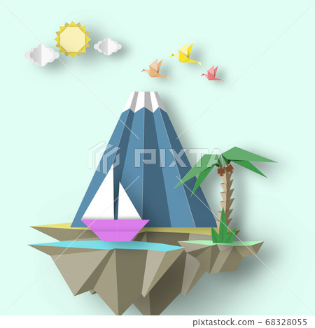 Cut Birds, Mountain, Yacht and Fly Island. Cut Birds, Mountain, Yacht and Fly Island. 68328055