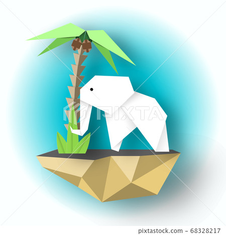 Paper White Elephant Art Design Paper White Elephant Art Design 68328217