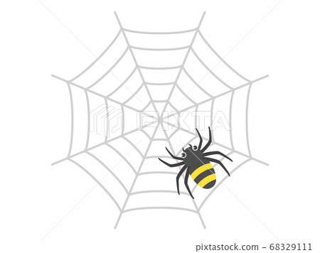 Illustration of spider web Illustration of spider web 68329111