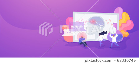 Stroke landing page concept 68330749