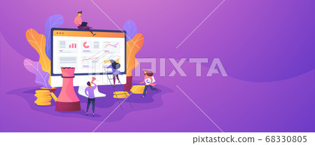 Consulting web banner concept. Consulting web banner concept. 68330805
